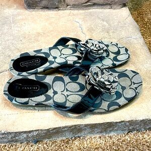 Coach Samira Gray Signature Women’s Sandals Size 6.5